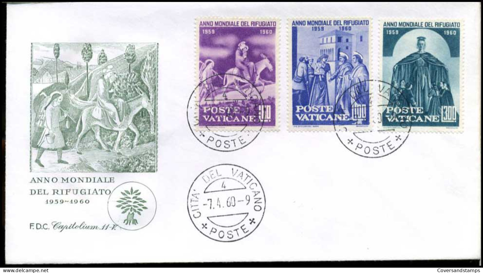 Vatikaan - FDC - Anno Mundiale Del Rifugiato - FDC