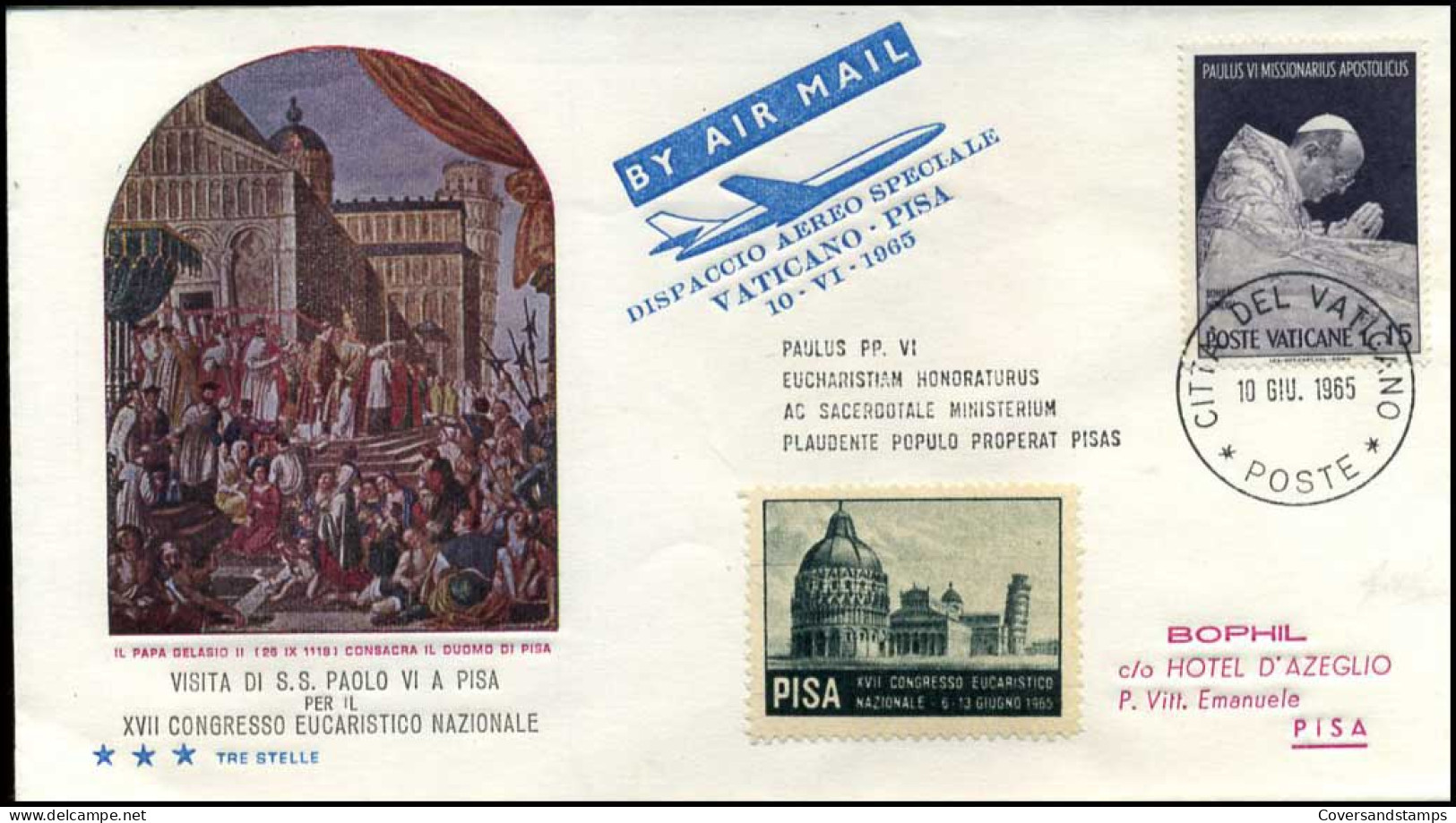 Vatikaan - FDC - Visita Di S.S. Paolo VI A Pisa - FDC