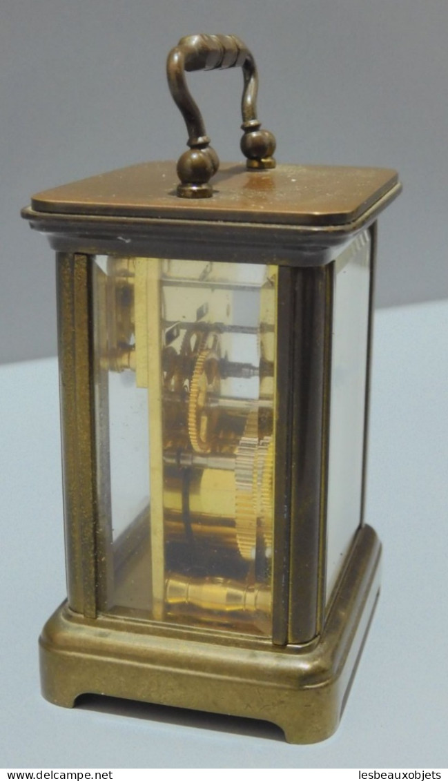 -REVEIL Forme PENDULETTE OFFICIER MINIATURE MATTHEW NORMAN LONDON SUISSE MADE  E - Alarm Clocks