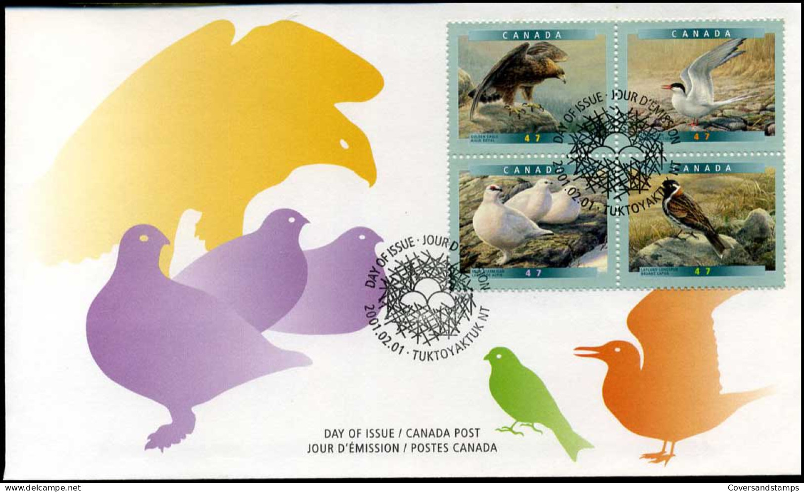 Canada - FDC - Birds - 2001-2010