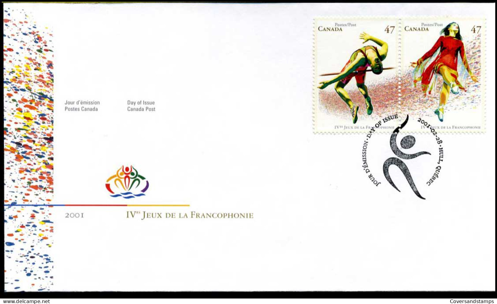 Canada - FDC - IV Jeux De La Francophonie - 2001-2010