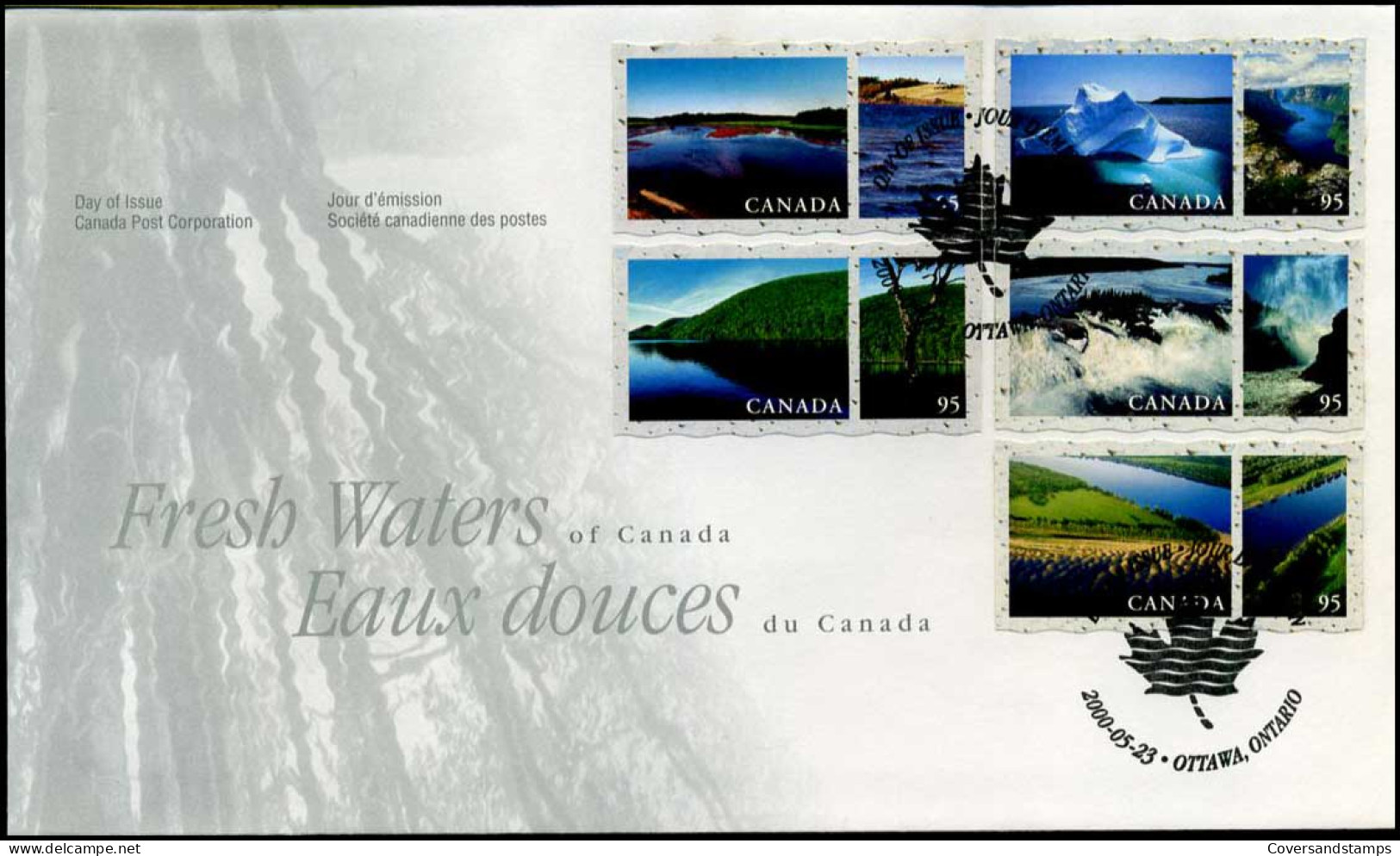 Canada - FDC - Fresh Waters Of Canada - 1991-2000