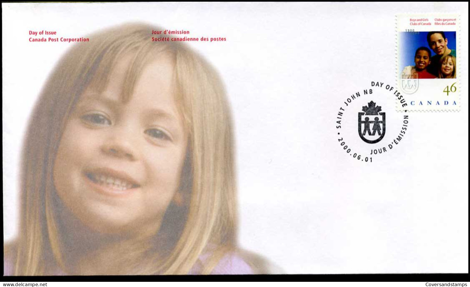 Canada - FDC - Boys And Girls Club Of Canada - 1991-2000