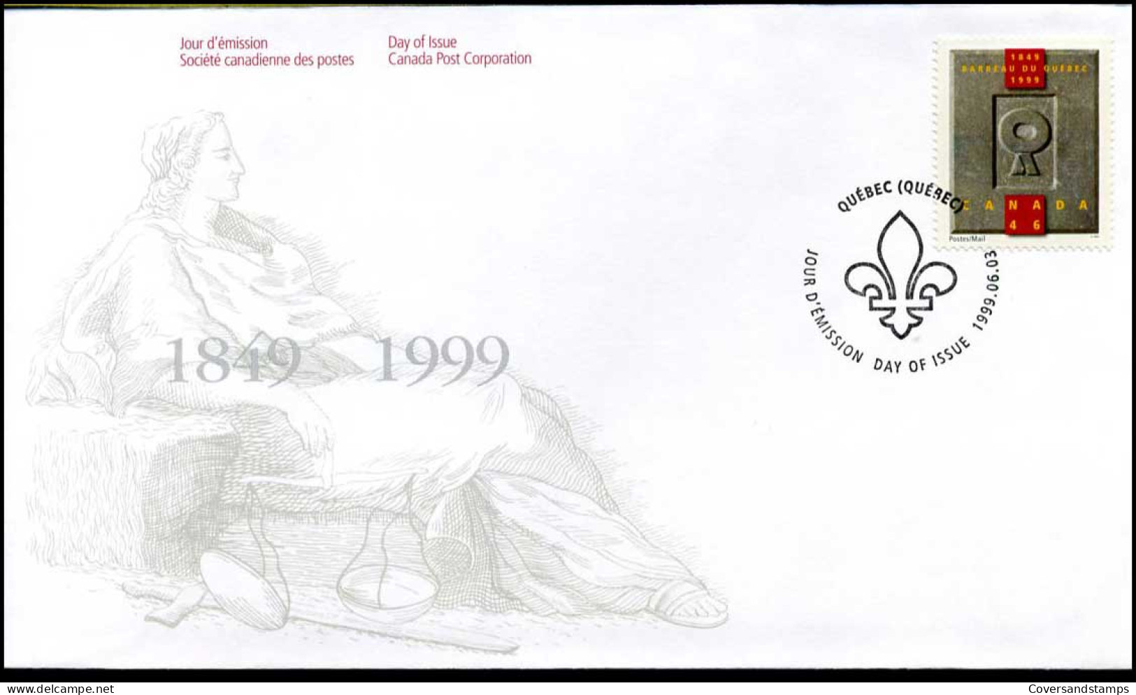 Canada - FDC - Barreau Du Québec - 1991-2000