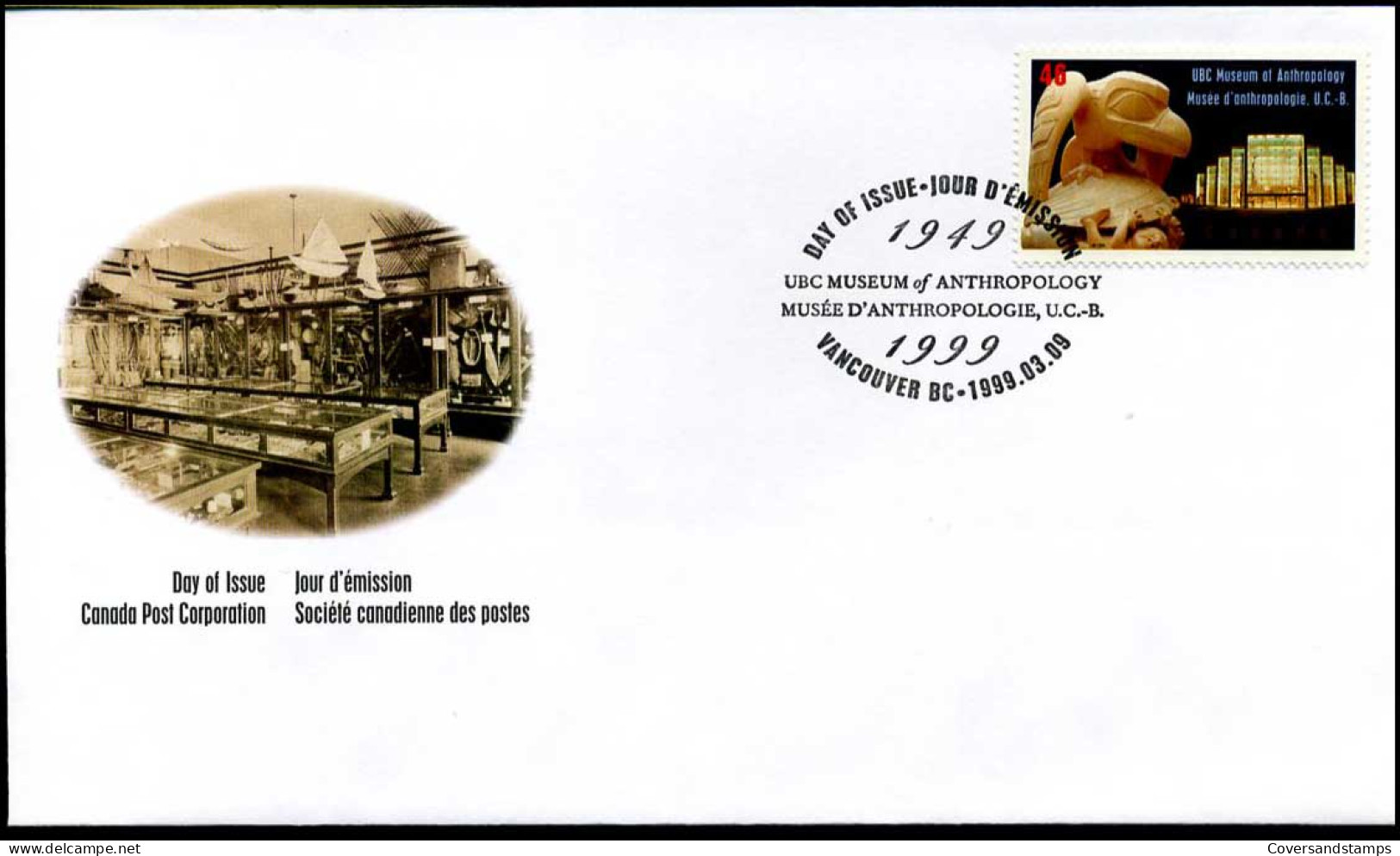 Canada - FDC - UBC Museum Of Anthropology - 1991-2000