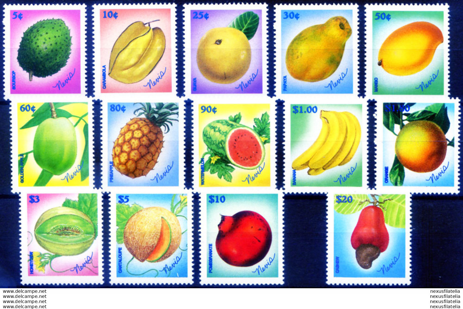 Definitiva. Flora. Frutta 1998. - St.Kitts-et-Nevis ( 1983-...)