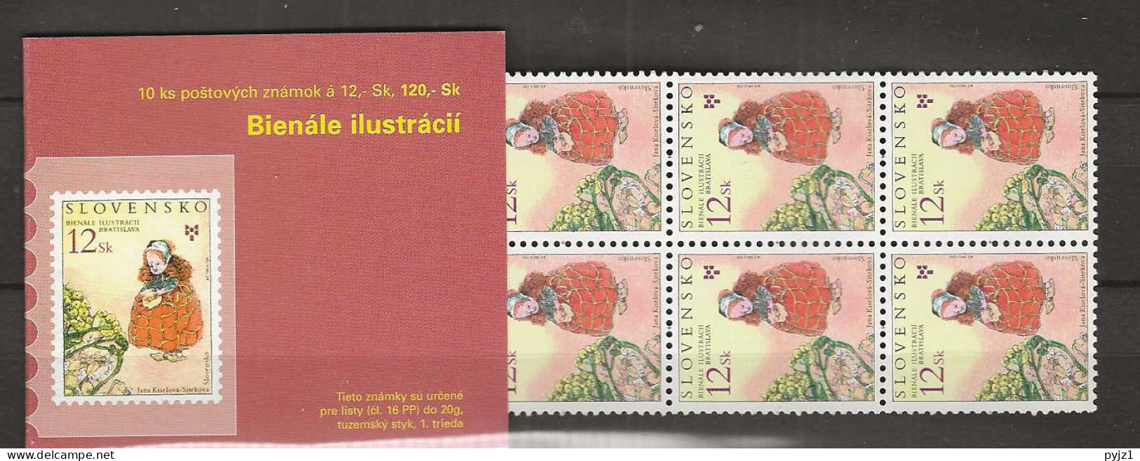 2003 MNH Slovakia Booklet Mi 47 Postfris** - Nuovi