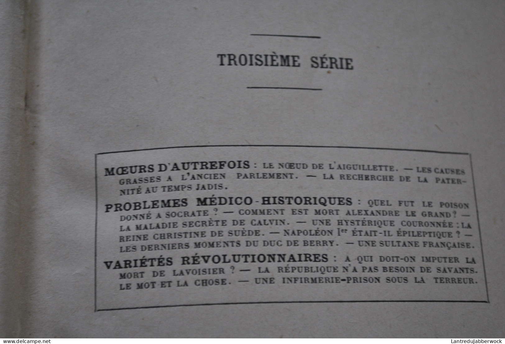 DOCTEUR CABANES LES INDISCRETIONS DE L'HISTOIRE Volumes 1 2 3 5 6 RARE RELIURE CUIR liseré doré Albin Michel début XXè