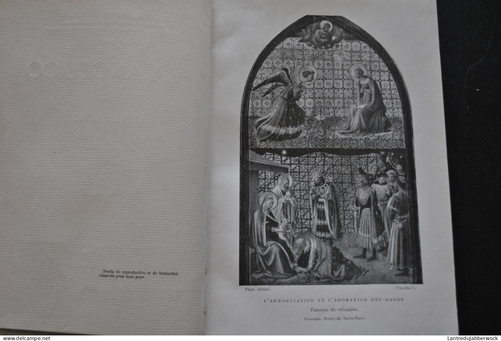 Alfred PICHON FRE ANGELICO LES MAITRES DE L'ART PLON sd RELIURE CUIR Fiesole San Marco Rome foligno Cortona Le Mugello