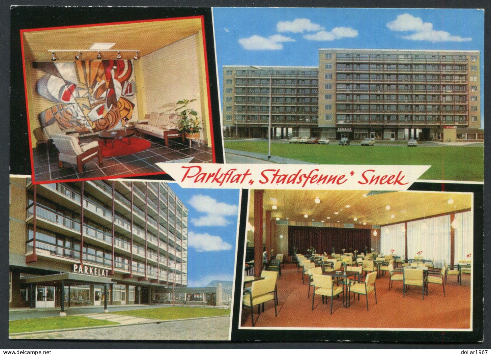 Parkflat * Stadsfenne * Dekamalaan Sneek , Tel: 5981 - Not Used 2 Scans For Condition.(Originalscan !!) - Sneek