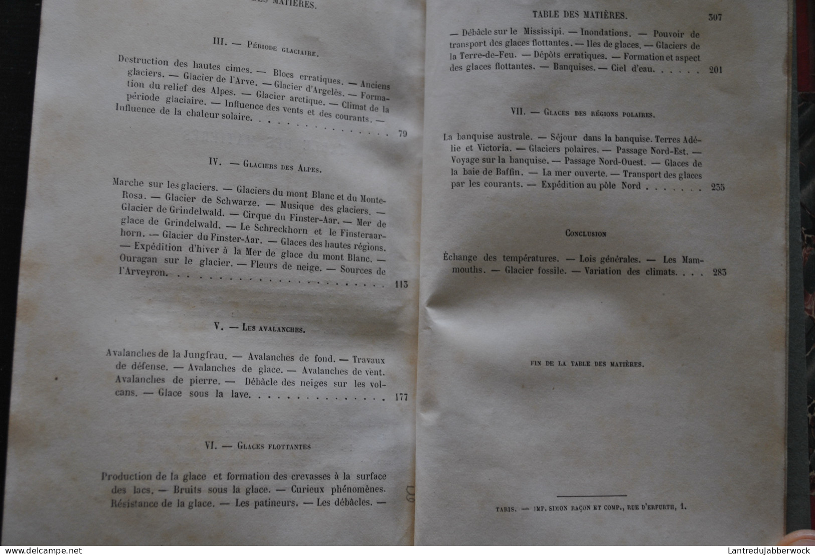ZURCHER ET MARGOLLE LES GLACIERS BIBLIOTHEQUE DES MERVEILLES 1870 LIBRAIRIE HACHETTE GRAVURES SABATIER RELIURE CUIR RARE
