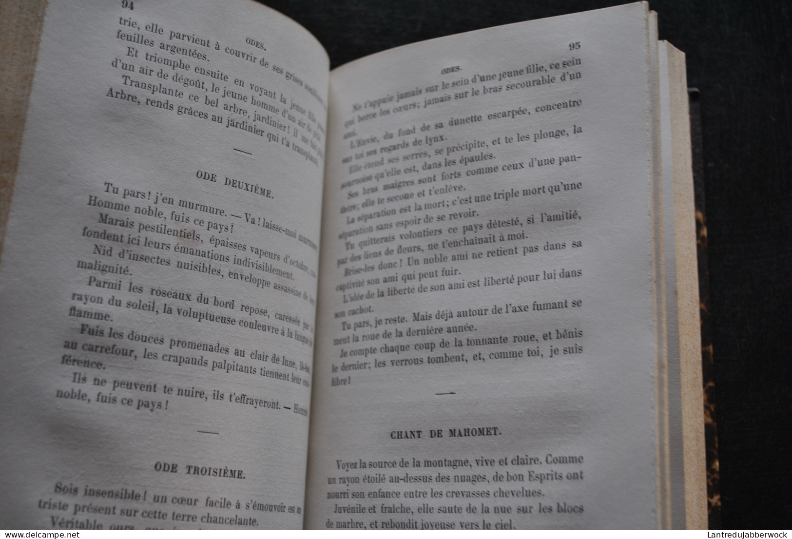 POESIES DE GOETHE TRADUITES PAR M. HENRI BLAZE PARIS CHARPENTIER LIBRAIRE-EDITEUR 1863 RELIURE CUIR Johann Wolfgang Von - 1801-1900