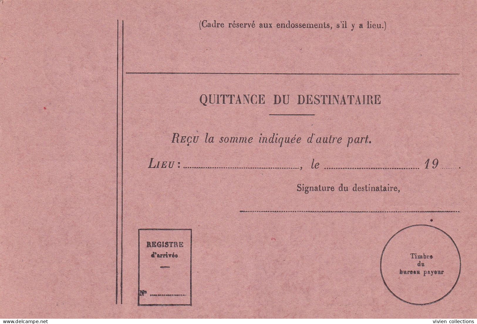 France Cours D'instruction Cours Pratique Orléans Loiret 1954 Mandat Poste International Recommandé Pour La Belgique - Cursussen