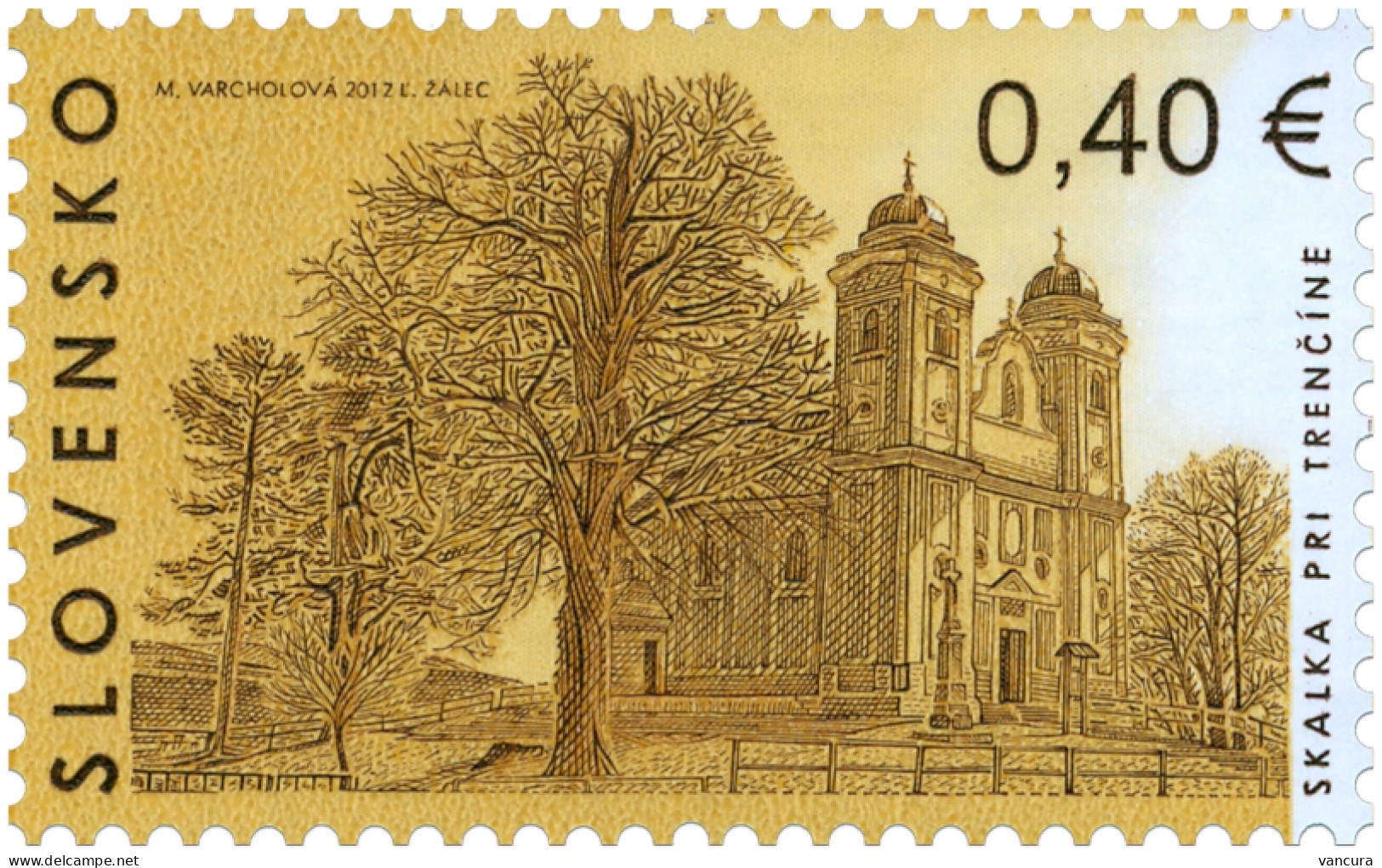 521 Slovakia Church Of Skalka Pri Trencine 2012 - Kerken En Kathedralen