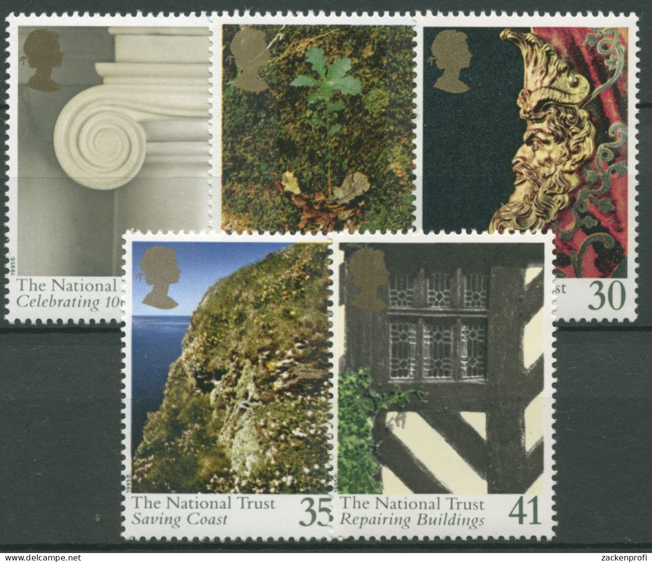 Großbritannien 1995 100 Jahre National Trust Baum Klippen 1564/68 Postfrisch - Ongebruikt