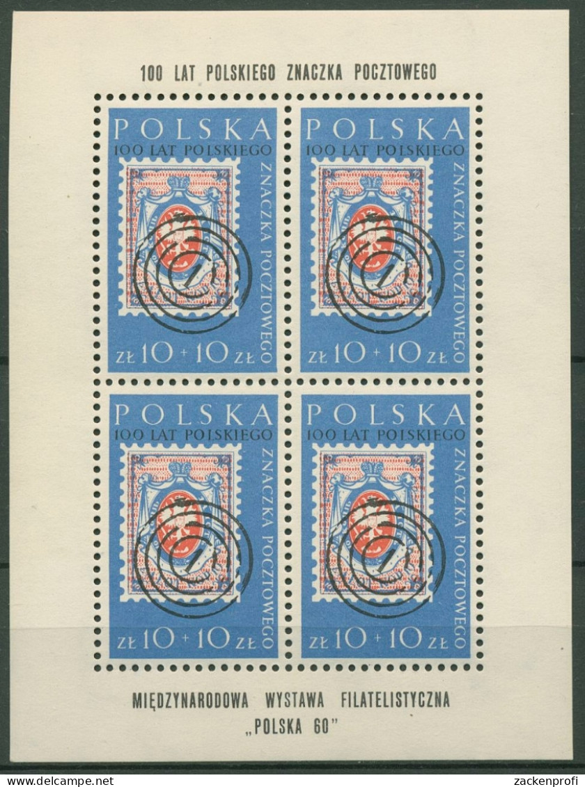 Polen 1960 POLSKA'60 MiNr.1 Kleinbogen 1177 K Postfrisch (C93435) - Blokken & Velletjes