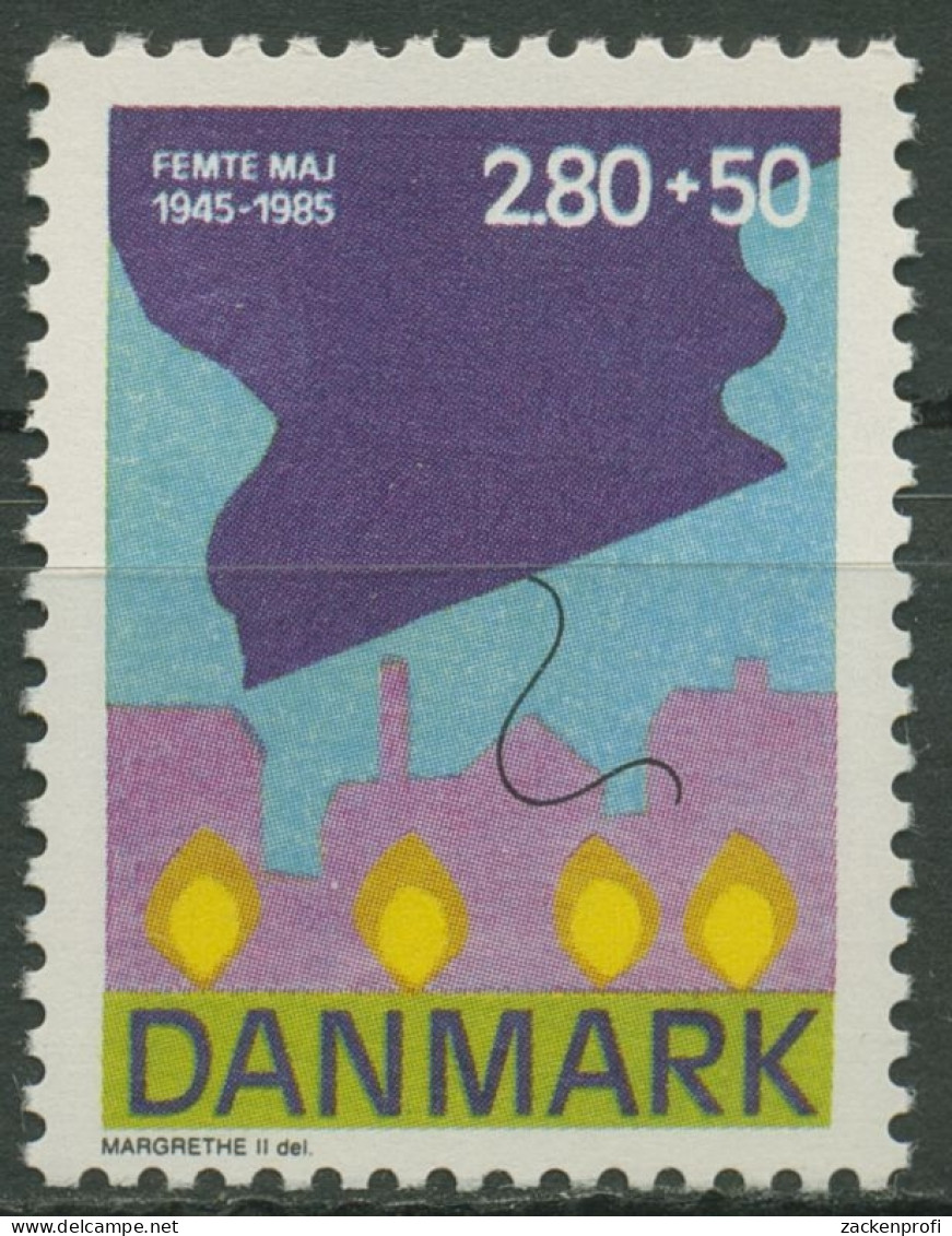 Dänemark 1985 Tag Der Befreiung Grafik Von Königin Margrethe 837 Postfrisch - Nuovi