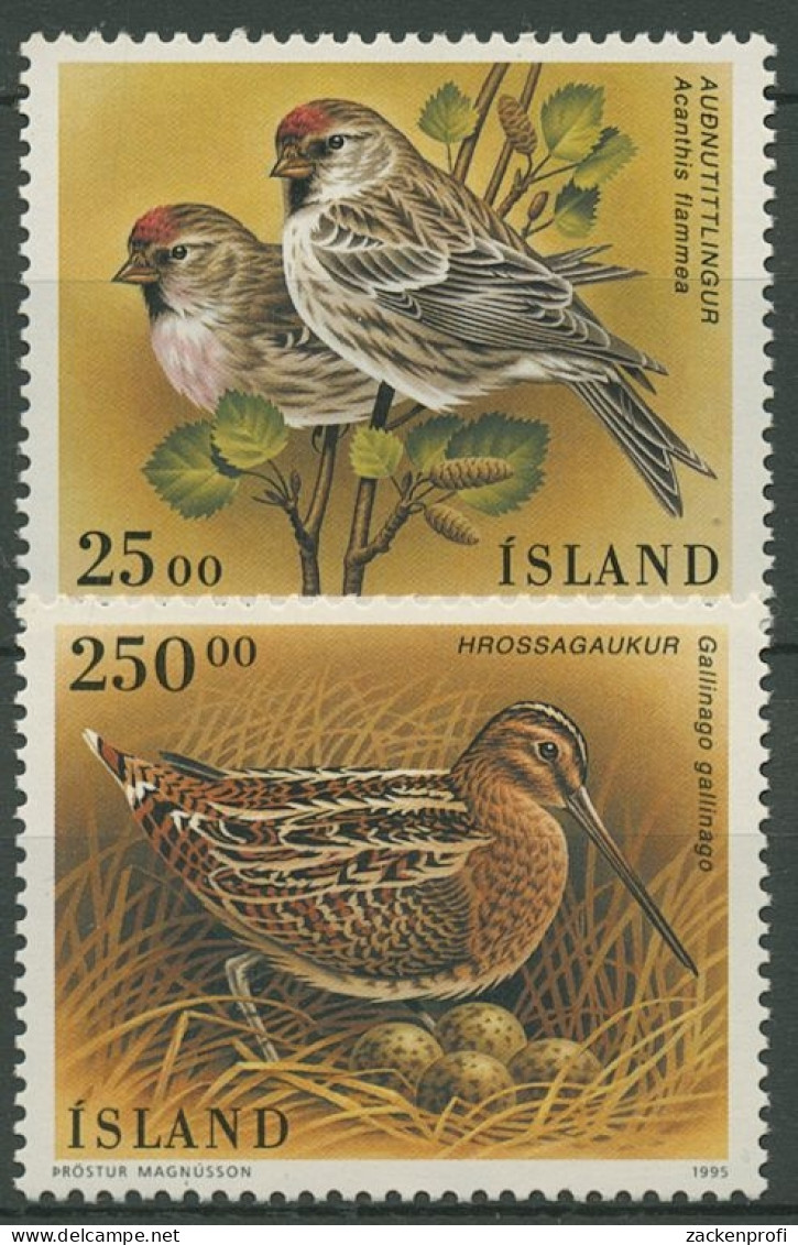 Island 1995 Naturschutzjahr Vögel 833/34 Postfrisch - Unused Stamps