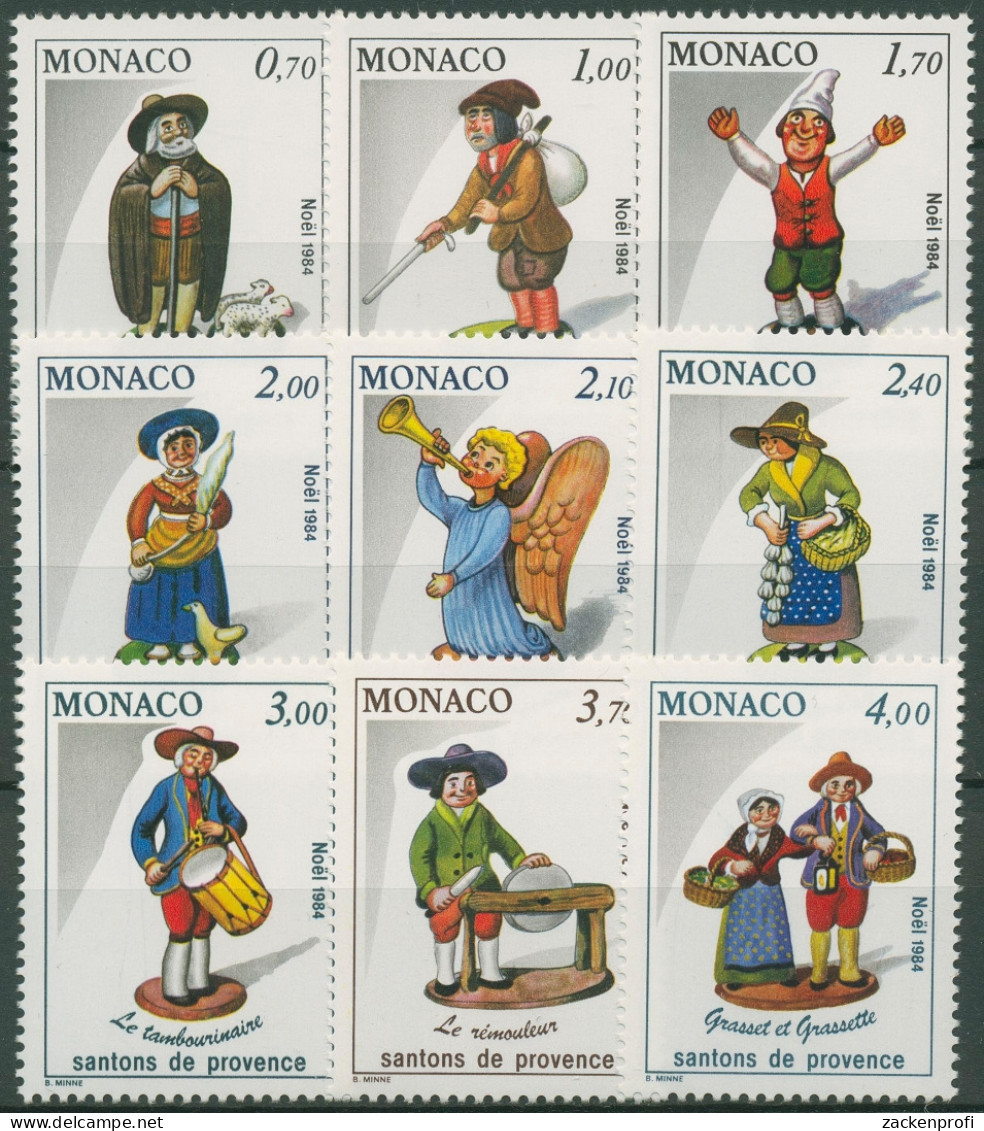 Monaco 1984 Weihnachten Krippenfiguren 1653/61 Postfrisch - Nuovi