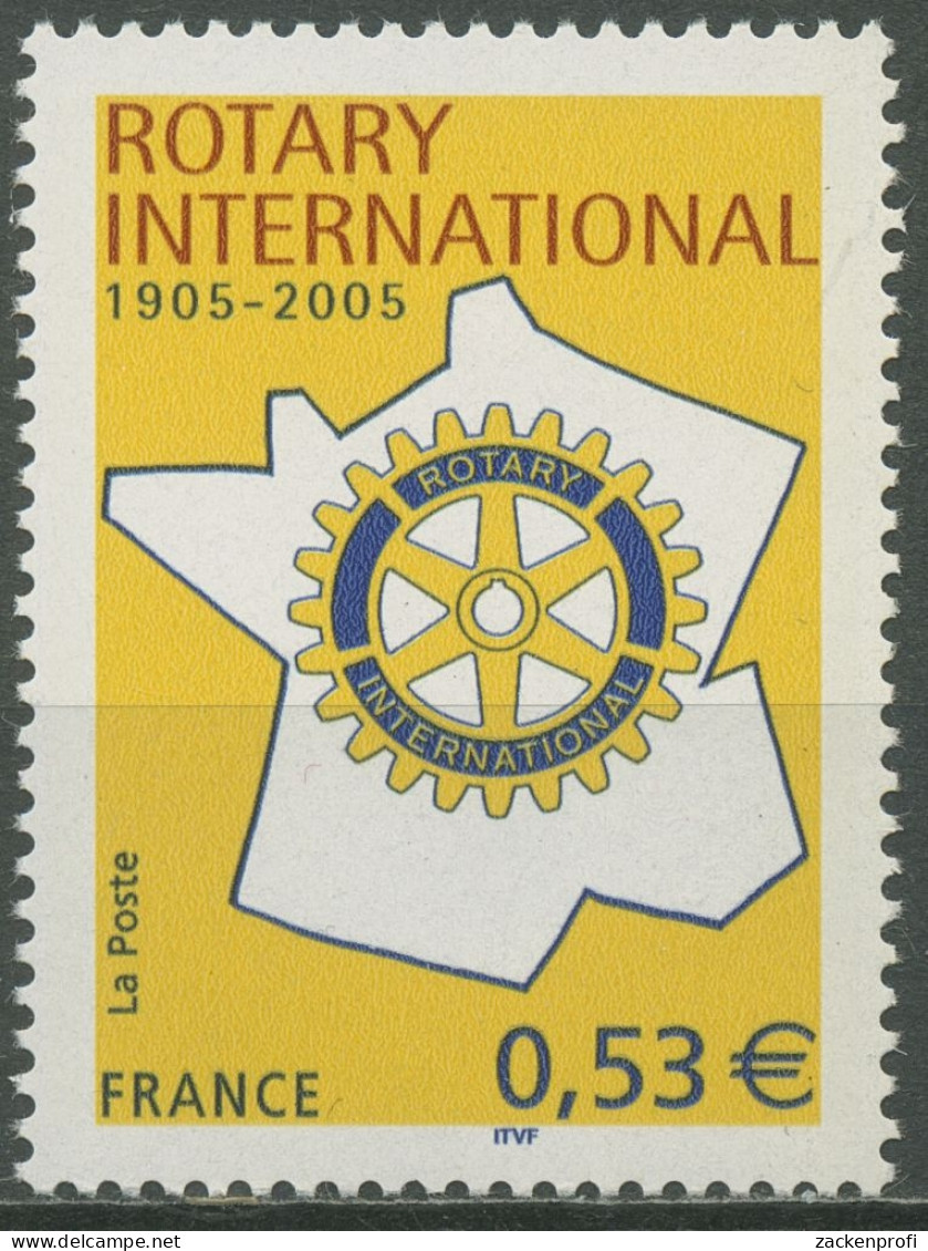 Frankreich 2005 Rotary International Emblem 3901 Postfrisch - Ungebraucht