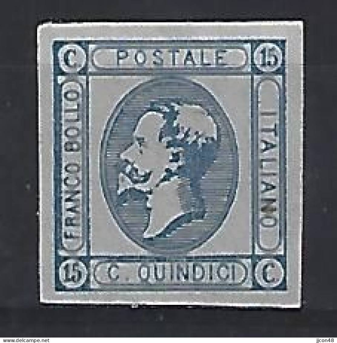 Italy 1863  Victor Emanuel II (*) MNG  Mi.15 (type I) - Ungebraucht