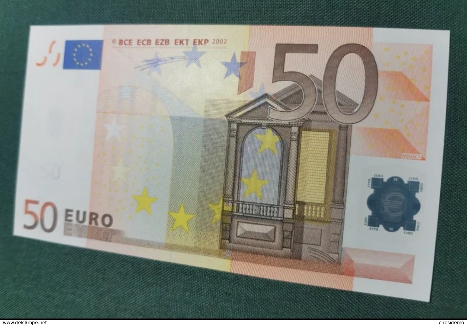 50 EURO SPAIN 2002 DUISENBERG M003C1 V SC FDS UNCIRCULATED