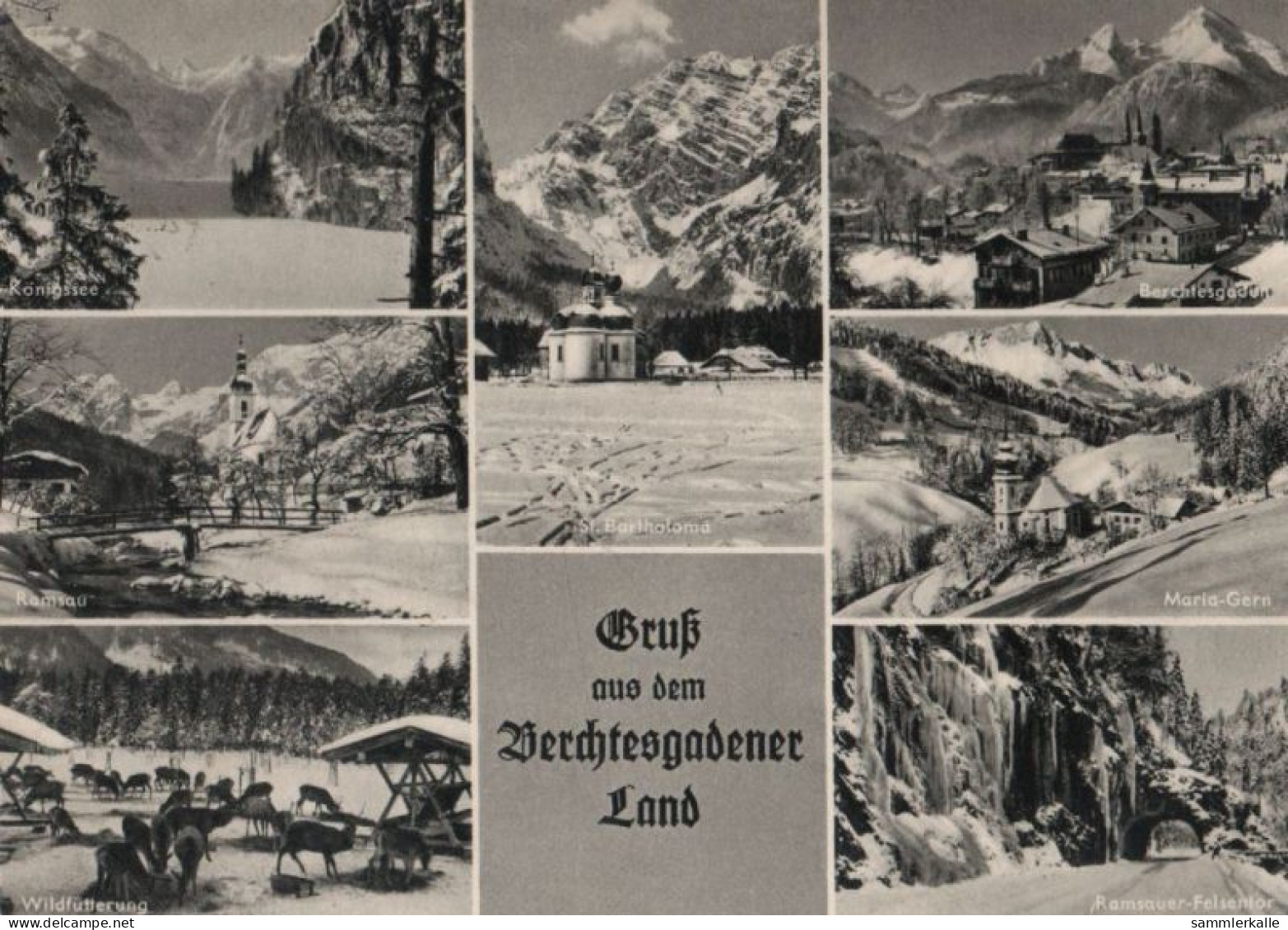 52185 - Berchtesgadener Land - U.a. St. Bartholomä - 1961 - Berchtesgaden