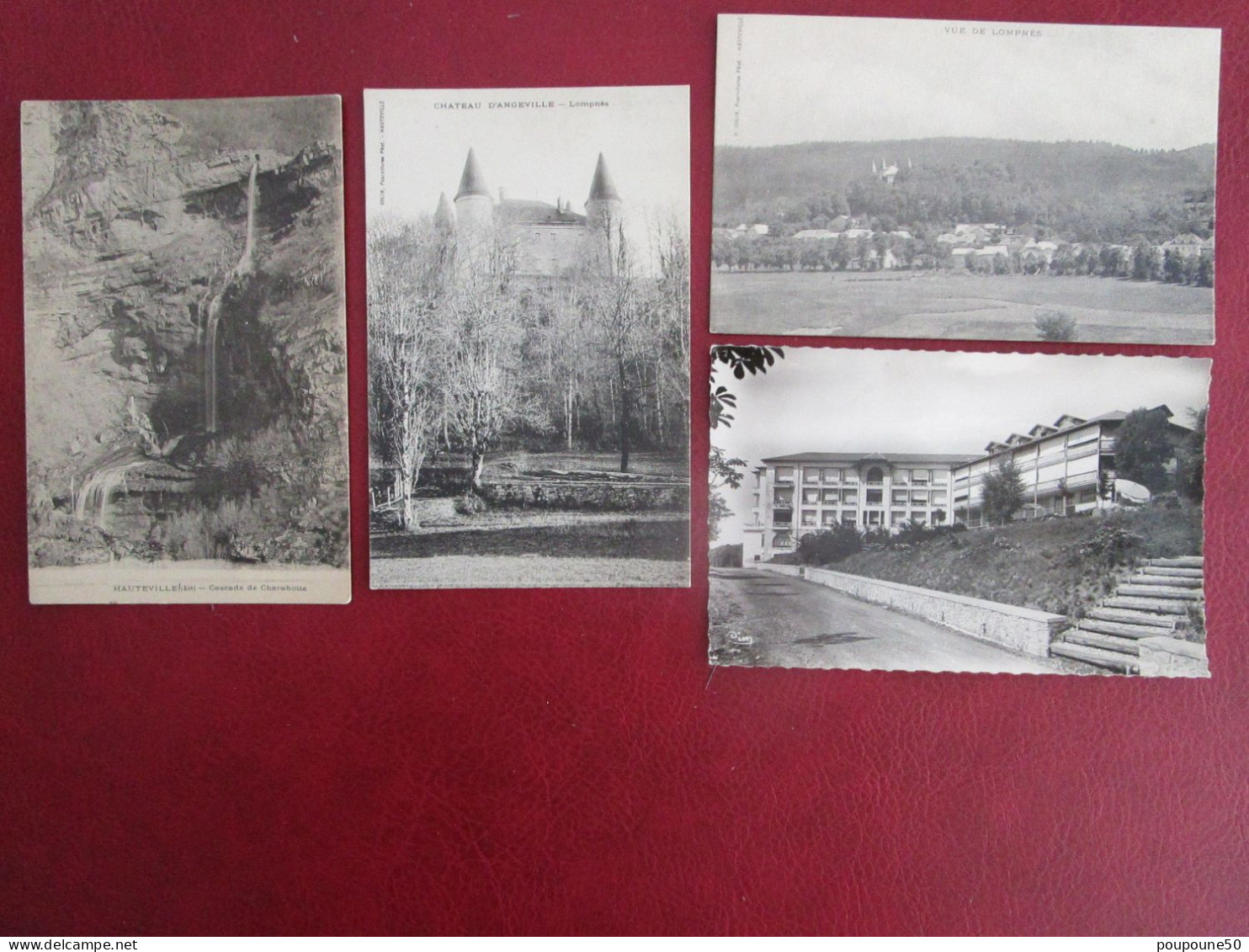 CPA 01 Ain  HAUTEVILLE LOMPNES  -  Lot De 4 Cartes Postales Anciennes - Hauteville-Lompnes