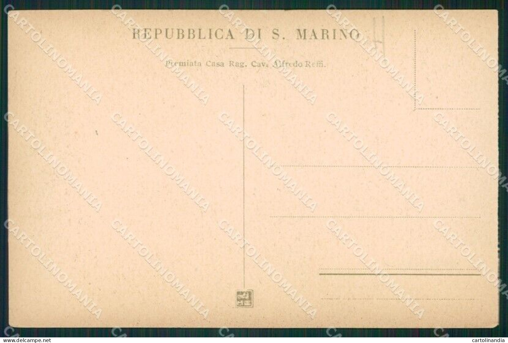 San Marino Mappa Cartolina MQ5571 - Saint-Marin