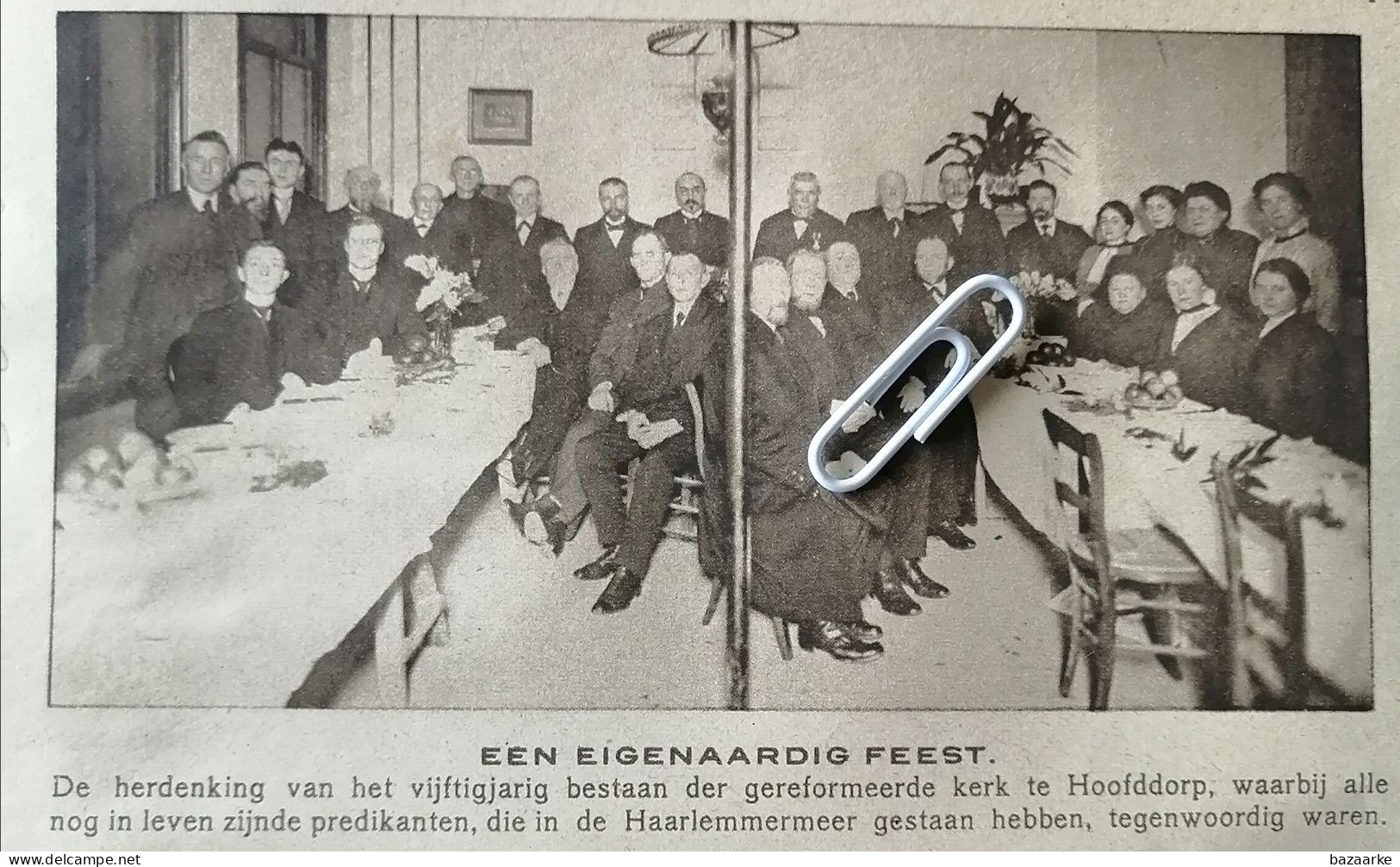 HOOFDDORP 1916 / EEN EIGENAARDIG FEEST / VIJFTIGJARIG BESTAAN DER GEREFORMEERDE KERK / HAARLEMMERMEER - Ohne Zuordnung