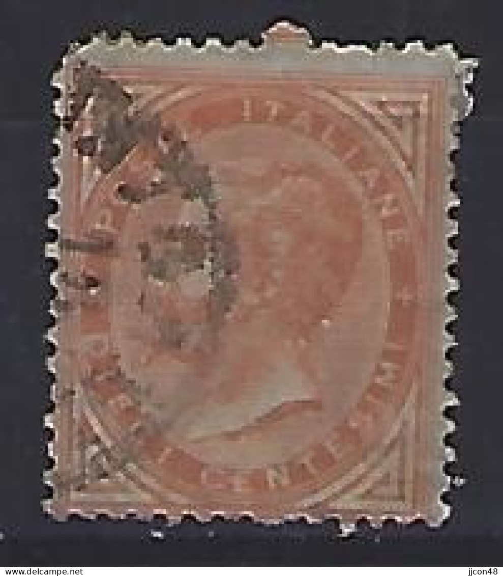 Italy 1863  Victor Emanuel II  10c (o) Mi.17 - Gebraucht