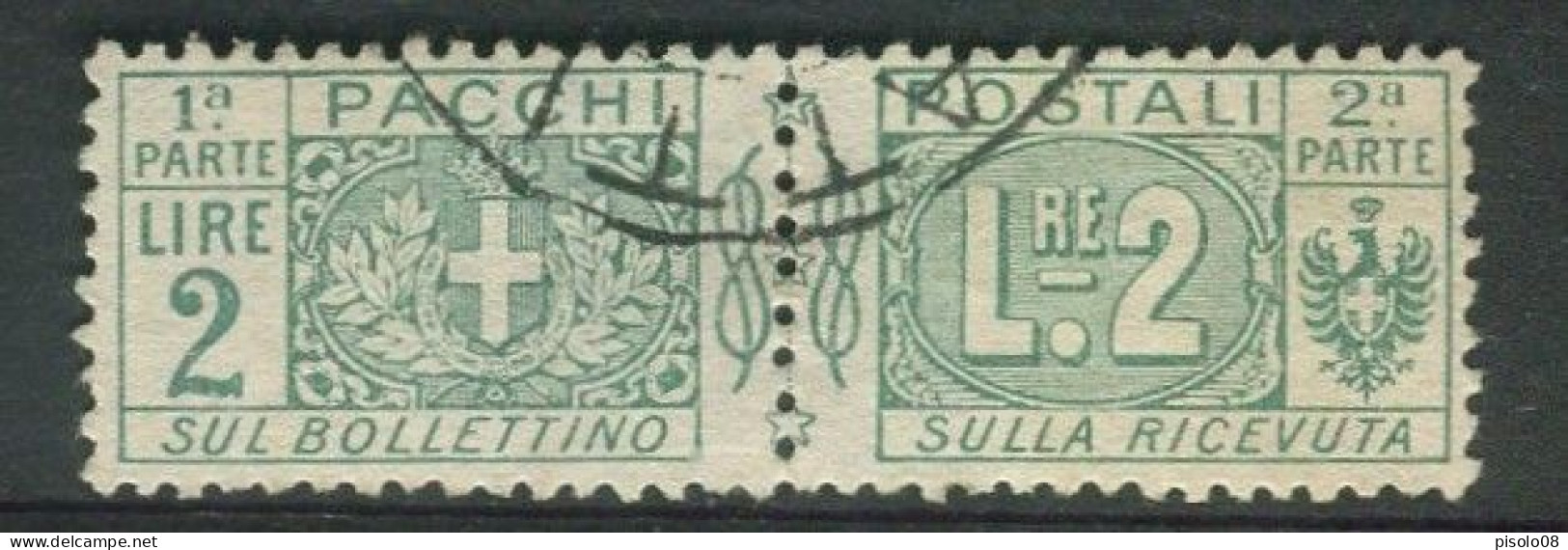 REGNO 1914-22 PACCHI POSTALI 20 L. USATO - Postal Parcels