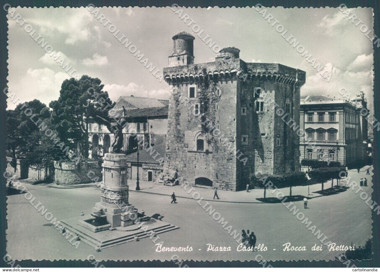 Benevento Città Rocca Dei Rettori Piazza Castello Foto FG Cartolina JK1603 - Benevento