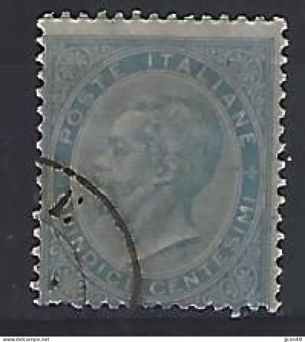 Italy 1863  Victor Emanuel II  15c (o) Mi.18 - Afgestempeld