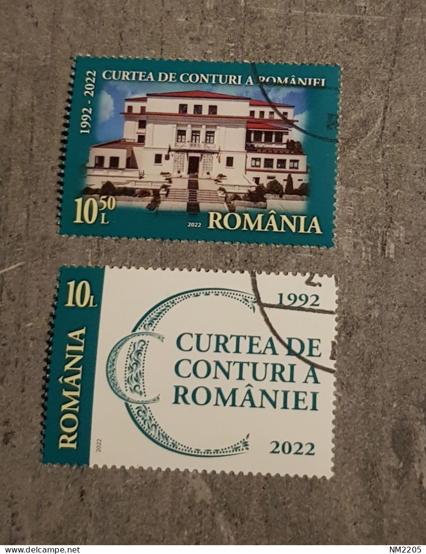 ROMANIA THE COURT OF AUDITORS OF ROMANIA SET USED - Used Stamps