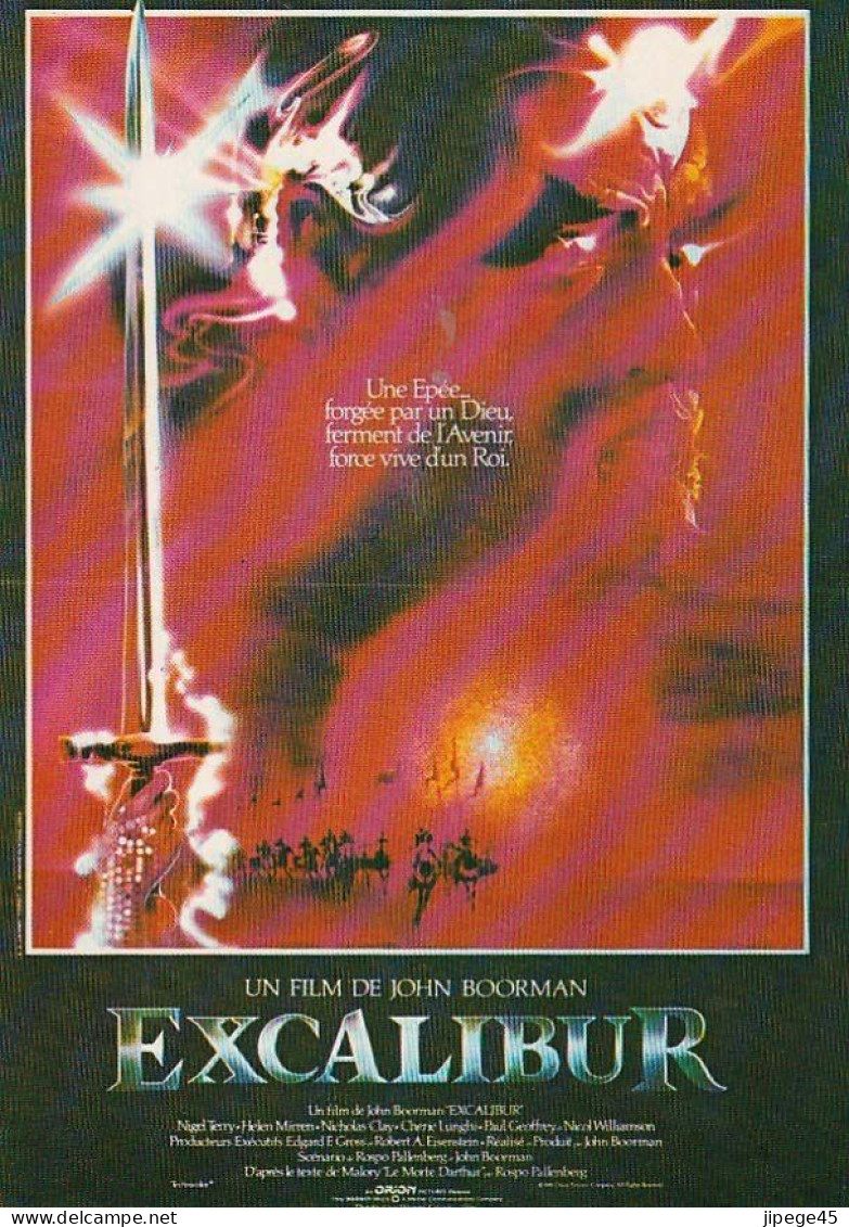 CPM - AFFICHE DU FILM "EXCALIBUR" - Posters On Cards