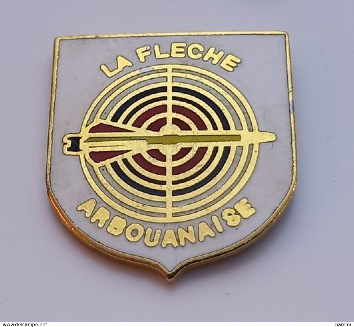 N363 Pin's Tir à L'arc La Flèche Arbouanaise à Arbouans Doubs Qualité EGF Achat Immédiat - Tiro Con L'Arco