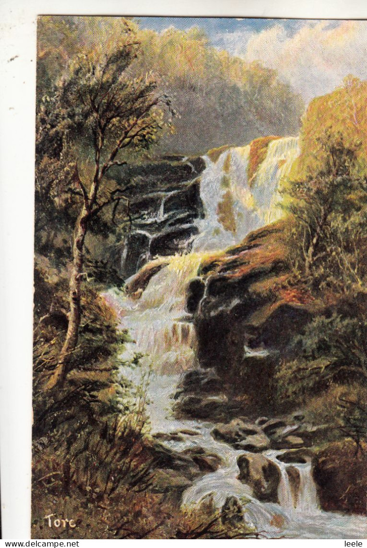 E71. Vintage Postcard. Torc Waterfall. Killarney National Park, Kerry, Ireland - Kerry