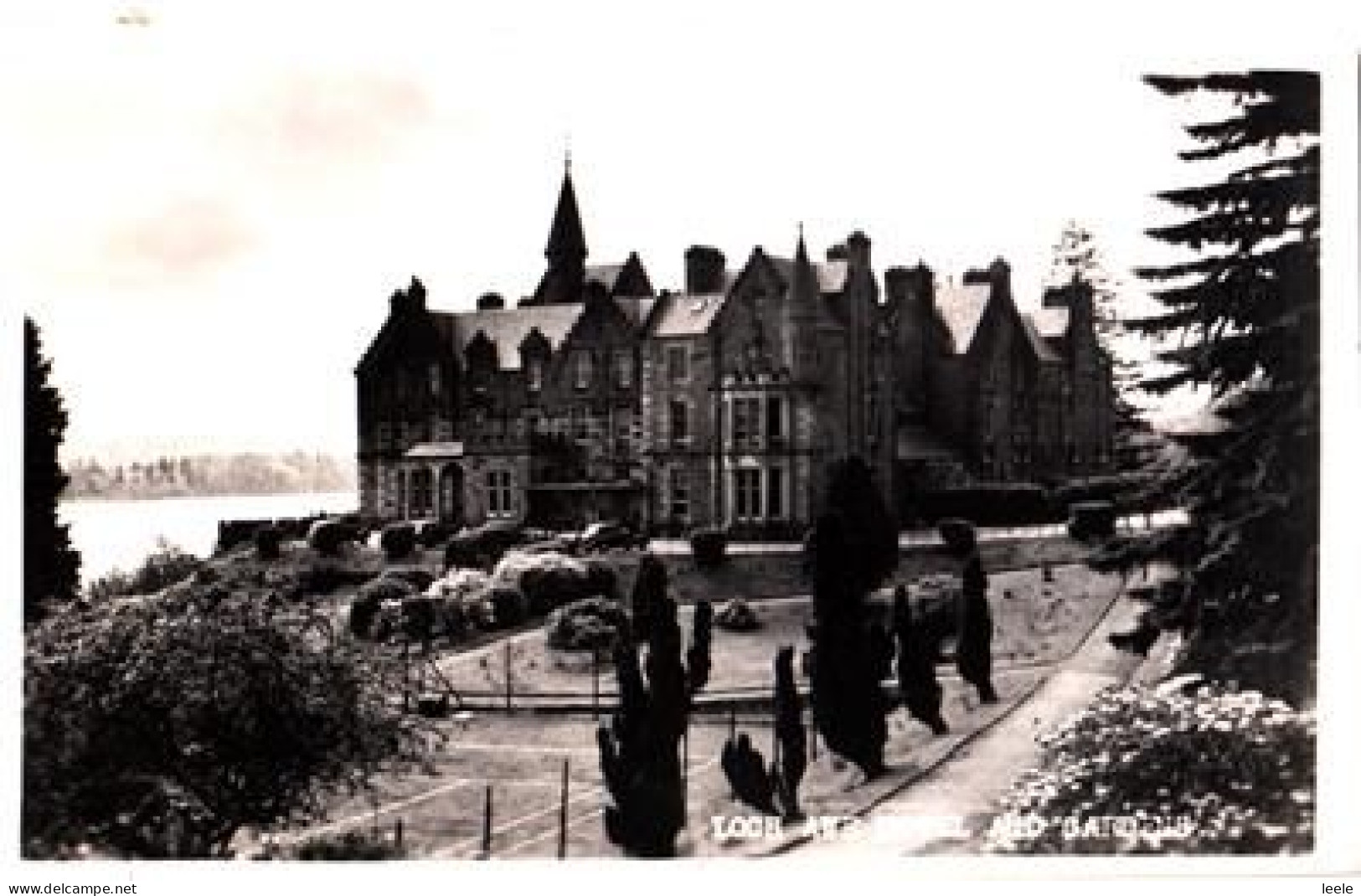 E86. Vintage Postcard. Loch Awe Hotel And Gardens. Argyllshire - Argyllshire