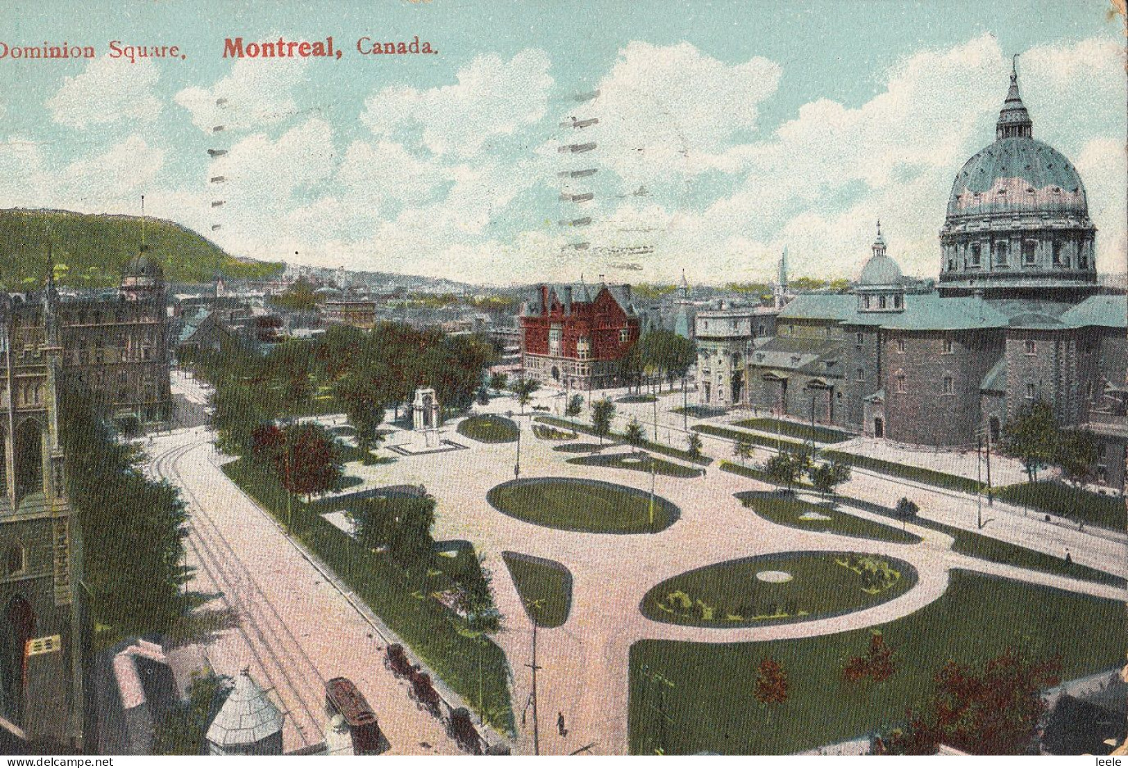 E89. Vintage Postcard. Dominion Square. Montreal. Canada - Québec - Beauport