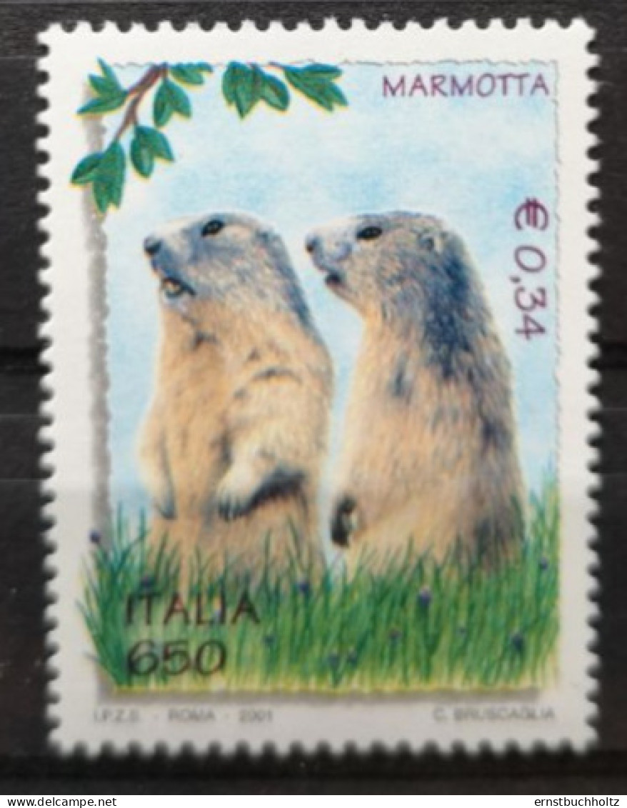 Italien 2001 Bewahrt Fauna Und Flora Mi 2756/59** Nur 1v Die Säuger Im Angebot - 2001-10: Mint/hinged