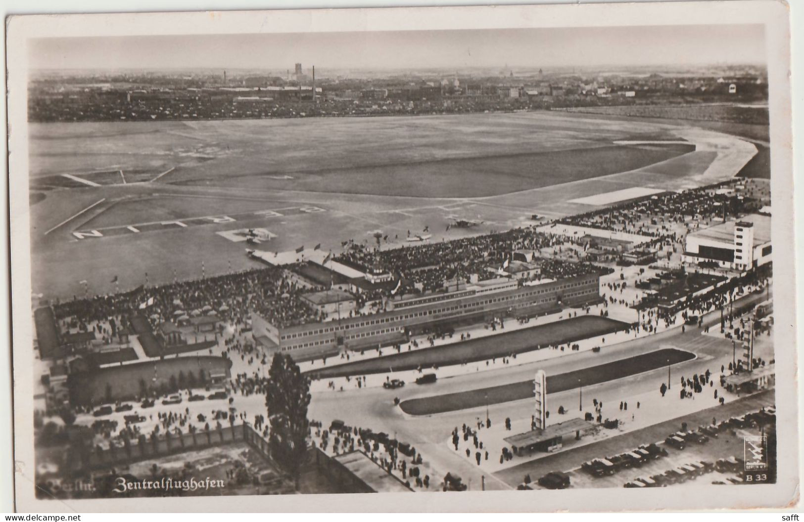 AK Berlin, Zentralflughafen Tempelhof Um 1930 - Aerodrome