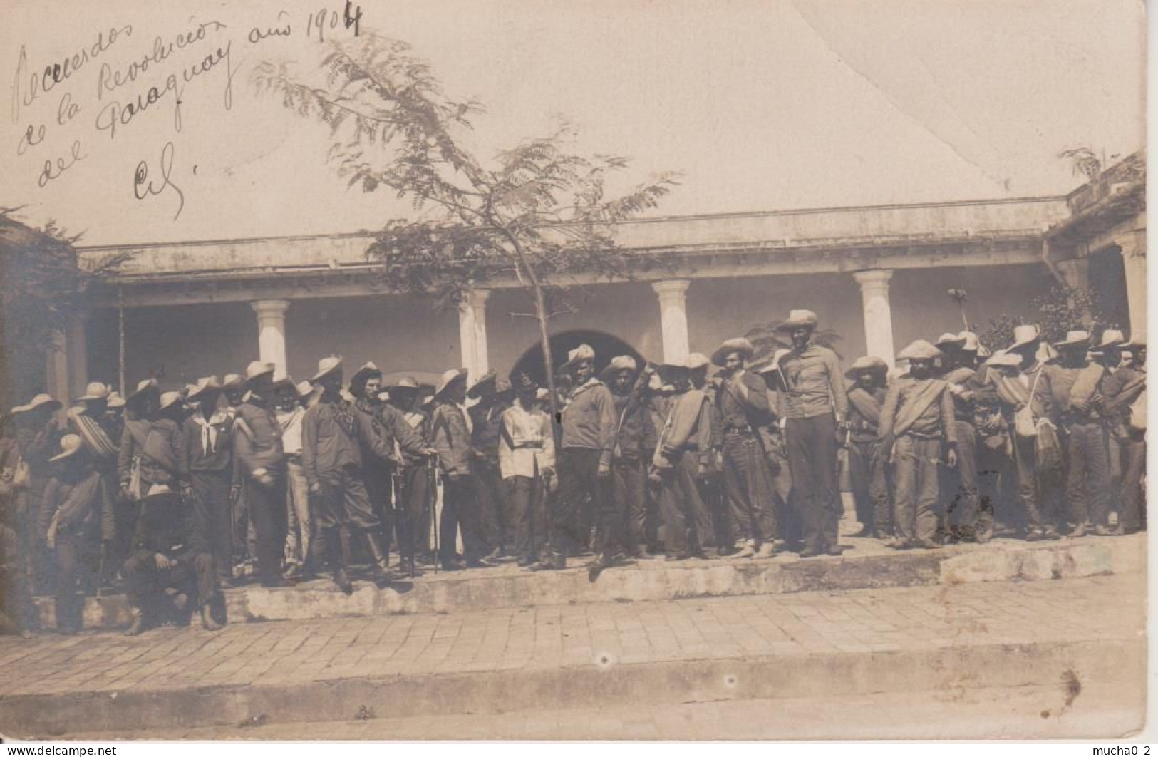 SOUVENIR DE LA REVOLUTION DE 1904 - CARTE PHOTO - Paraguay