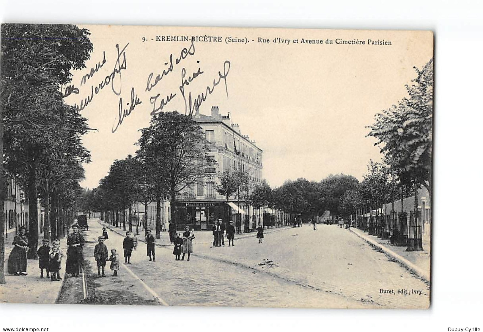 KREMLIN BICETRE - Rue D'Ivry Et Avenue Du Cimetière Parisien - Très Bon état - Kremlin Bicetre