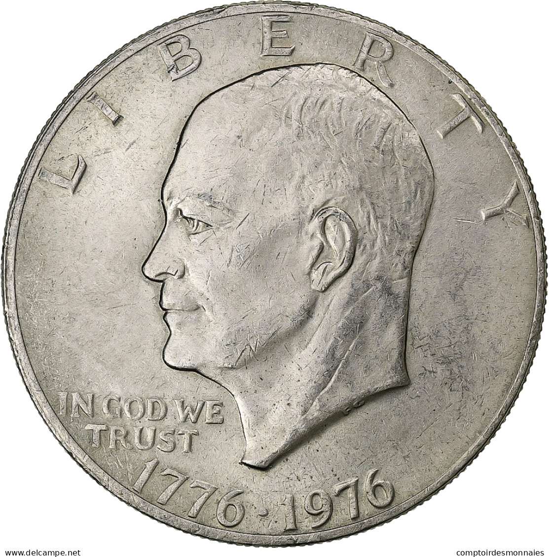 États-Unis, Eisenhower Dollar, 1976, Philadelphia, TTB+, KM:206 - 1971-1978: Eisenhower