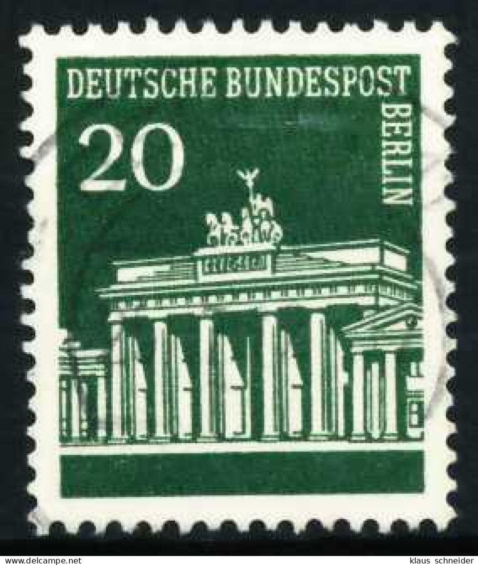 BERLIN DS BRAND. TOR Nr 287 Zentrisch Gestempelt X636FDA - Used Stamps