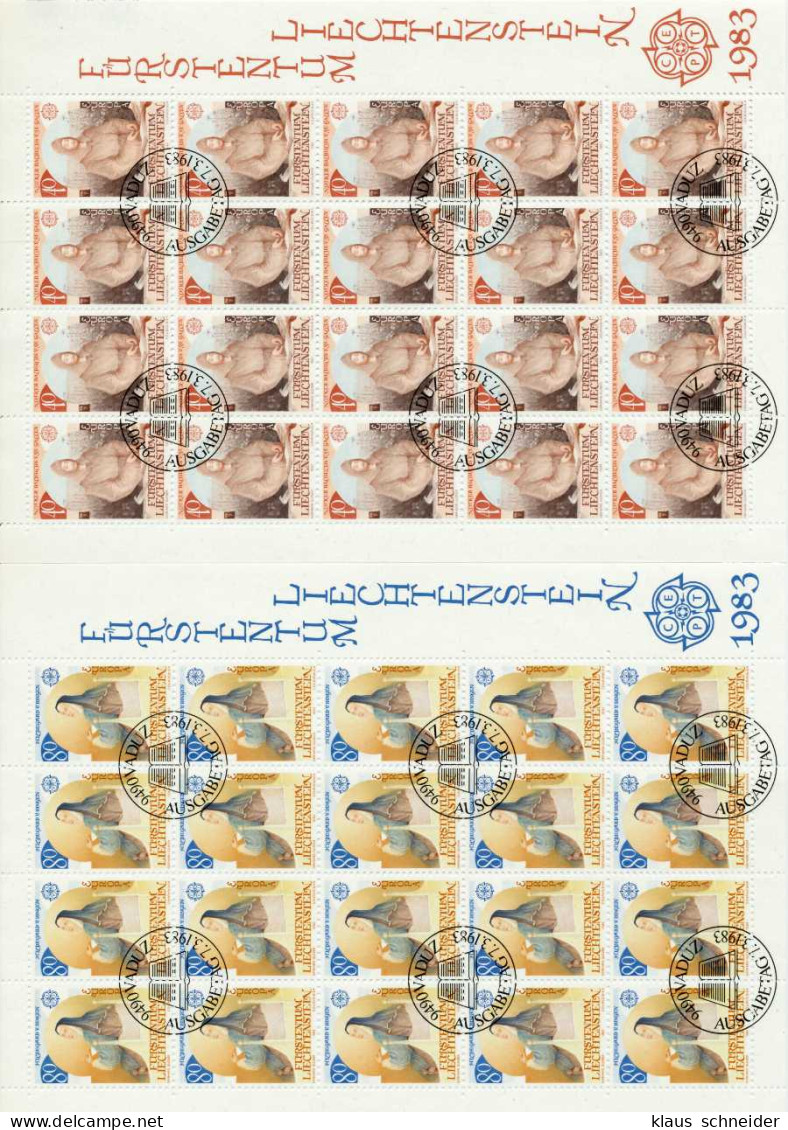 LIECHTENSTEIN 1983 Nr 816-817 ESST KLEINBG X7A6D5A - Used Stamps