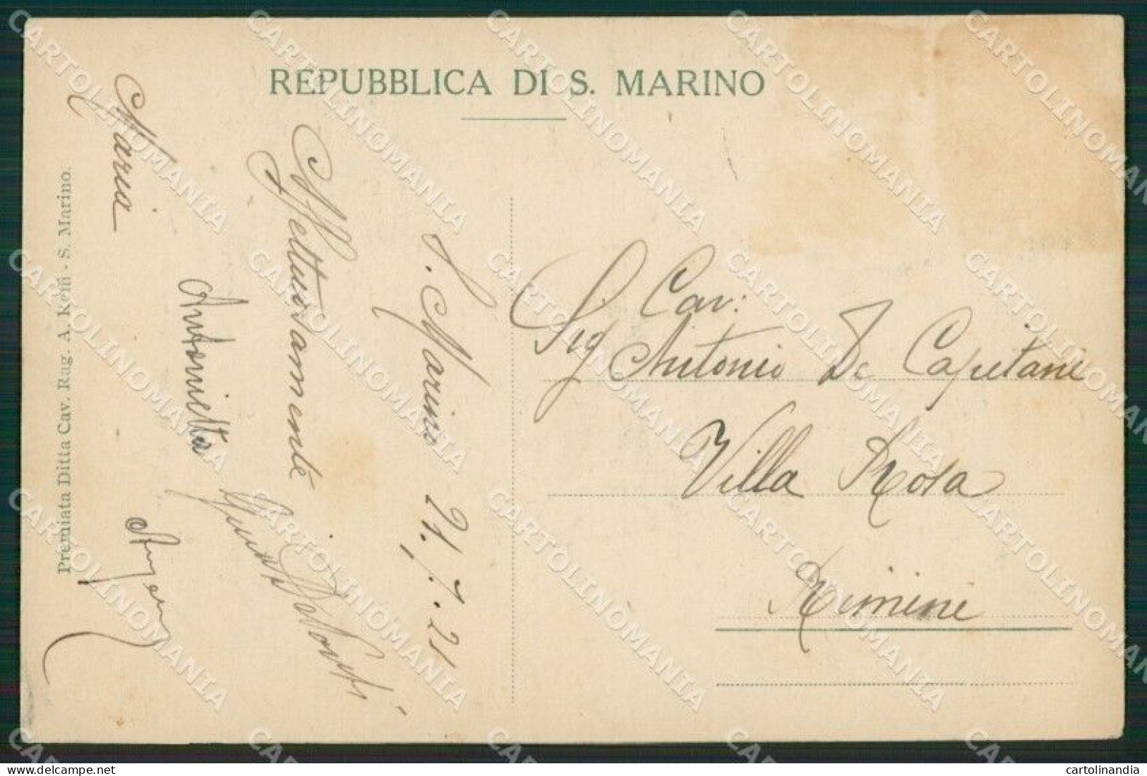 San Marino Cartolina MQ5360 - Saint-Marin