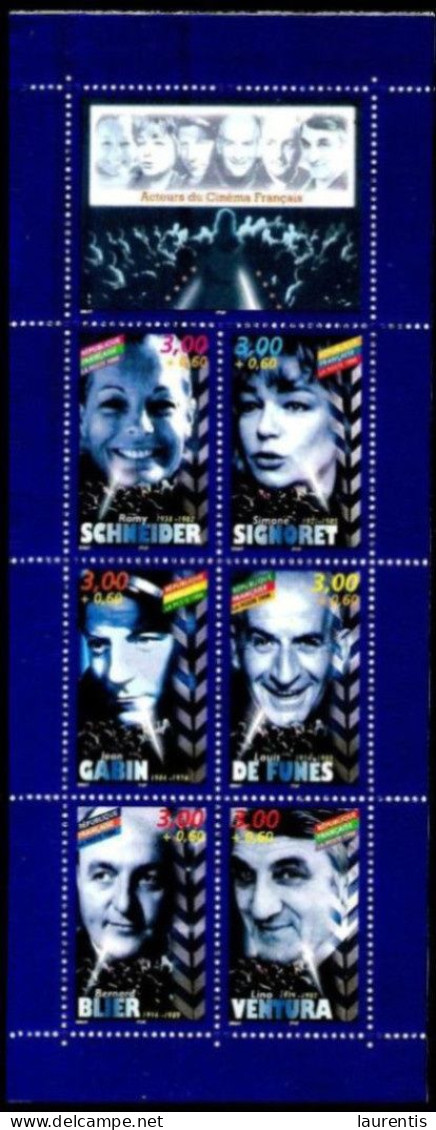 635  Cinéma - Movies - De Funes, Signoret, ... - France - Booklet - MNH - Face Value 3,29 € - 3,75 - Cinéma