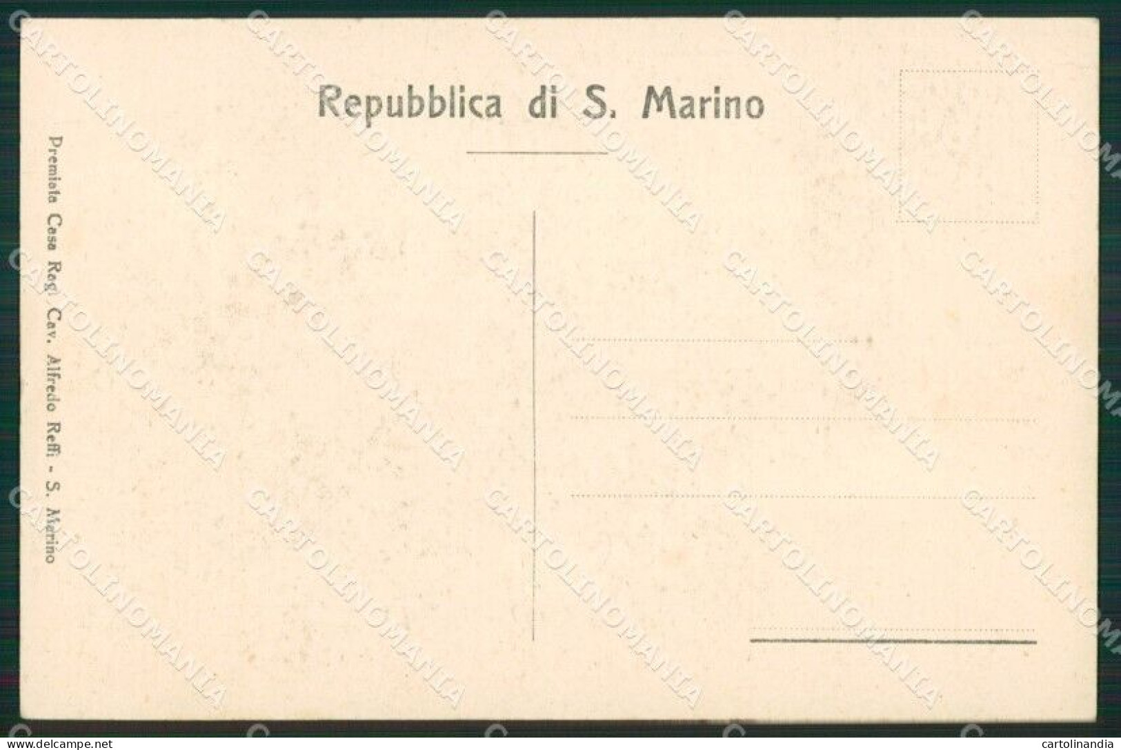 San Marino PIEGHINA Cartolina MQ5297 - Saint-Marin